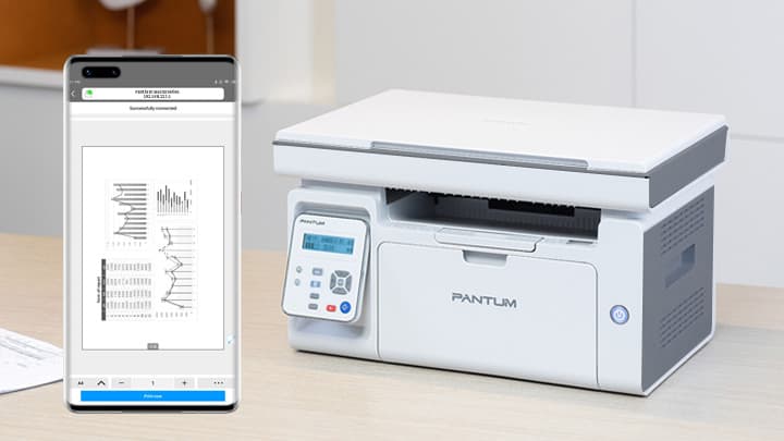 Pantum APP prend en charge l'impression directe de documents de bureau